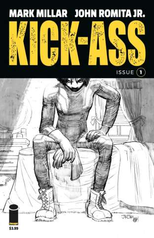 Kick-Ass #1 (B&W Romita Jr. Cover)