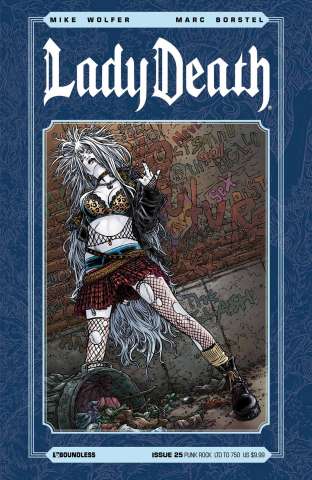 Lady Death #25 (Punk Rock Cover)