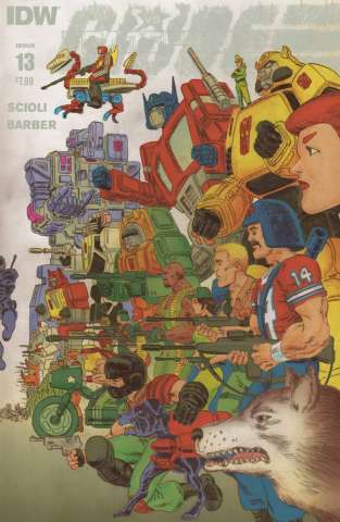 Transformers vs. G.I. Joe #13 (Subscription Cover)