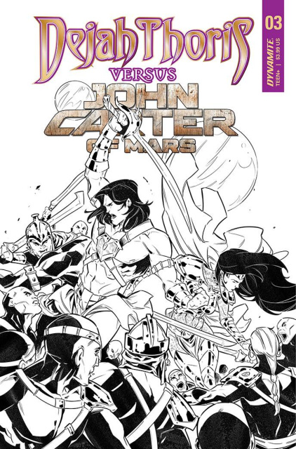 Dejah Thoris vs. John Carter of Mars #3 (15 Copy Cover)