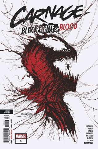 Carnage: Black, White, and Blood #1 (Gleason 2nd Printing)
