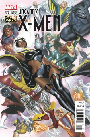 Uncanny X-Men #29 (Ross 75th Anniversary Cover)