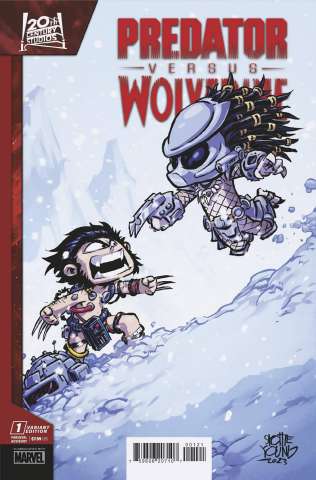 Predator vs. Wolverine #1 (Skottie Young Cover)