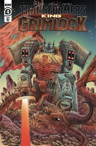 Transformers: King Grimlock #4 (10 Copy Stok Cover)