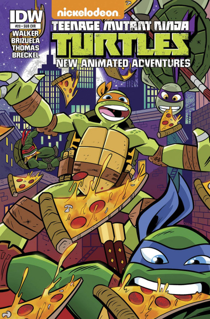 Teenage Mutant Ninja Turtles: New Animated Adventures #20 (Subscription Cover)