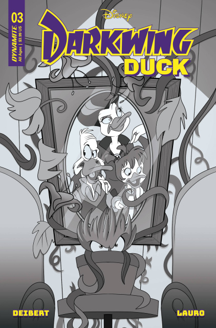 Darkwing Duck #3 (10 Copy Forstner B&W Cover)