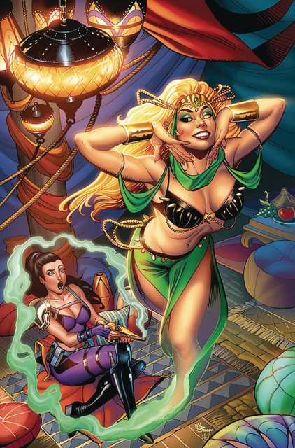 Fairy Tale Team-Up: Robyn Hood & Jasmine (Sanapo Cover)