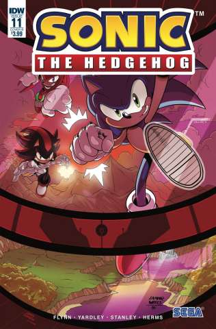 Sonic the Hedgehog #11 (Yardley Cover)