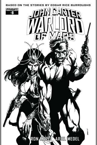 John Carter: Warlord of Mars #8 (10 Copy Sears B&W Cover)
