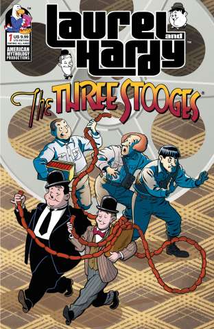 Laurel and Hardy Meet The Three Stooges #1 (Class Cartoon Cover)
