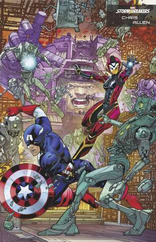 The Invincible Iron Man #10 (Chris Allen Stormbreakers Cover)