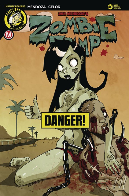 Zombie Tramp #40 (Mendoza Risque Cover)