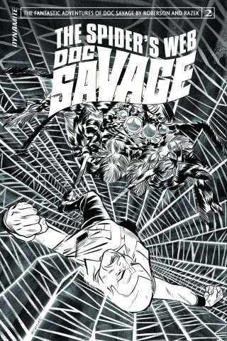 Doc Savage: The Spider's Web #2 (10 Copy Torres B&W Cover)