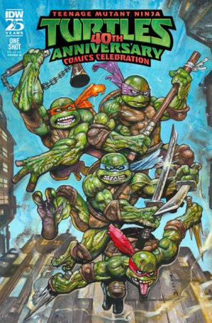 Teenage Mutant Ninja Turtles 40th Anniversary Celebration #1 (Bisley Cover)