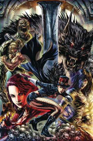 Van Helsing vs. The League of Monsters #4 (Whtie Cover)