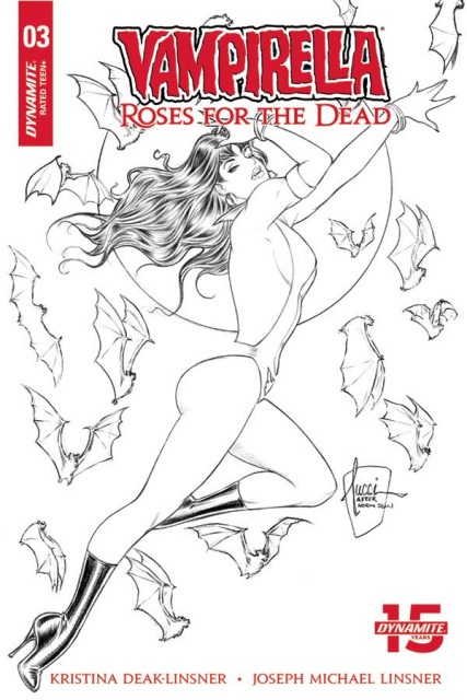 Vampirella: Roses for the Dead #3 (10 Copy Tucci B&W Cover)