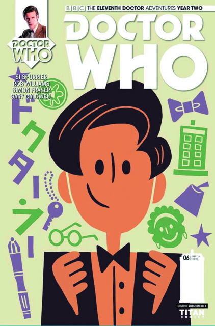 Doctor Who: New Adventures with the Eleventh Doctor, Year Two #6 (Question 6 Cover)