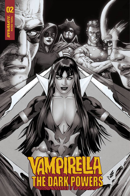 Vampirella: The Dark Powers #2 (15 Copy Lau B&W Cover)