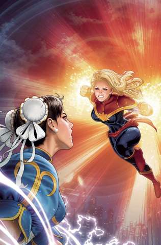 The Mighty Captain Marvel #8 (Marvel vs. Capcom Cover)
