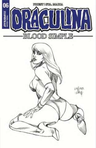 Draculina: Blood Simple #6 (10 Copy Linsner Line Art Cover)