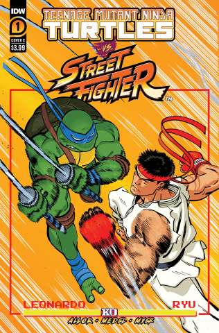 Teenage Mutant Ninja Turtles vs. Street Fighter #1 (Reilly Cover)