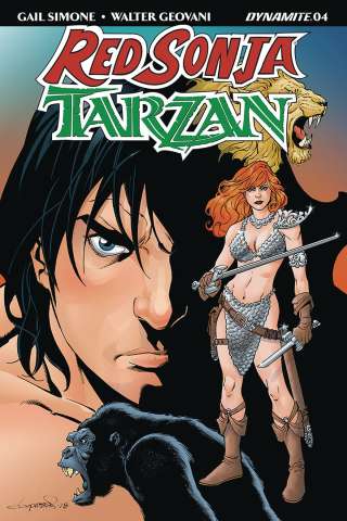 Red Sonja / Tarzan #4 (Lopresti Cover)