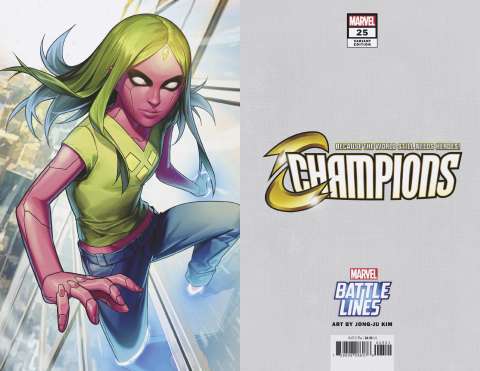 Champions #25 (Keunwoo Lee Marvel Battle Lines Cover)
