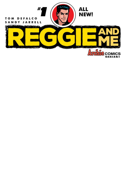 Reggie and Me #1 (Blank Sketch Cover)