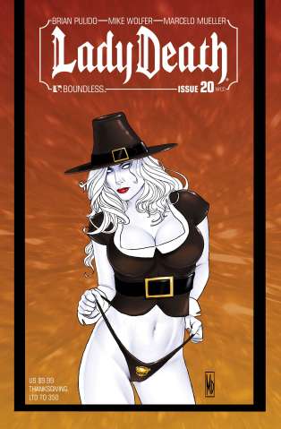 Lady Death #20 (NY Thanksgiving Cover)