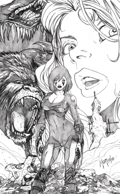 Cavewoman: Razor's Run #1 (Moreno Cover)