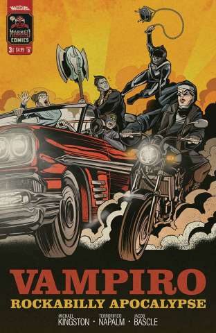 Vampiro: Rockabilly Apocalypse #3 (Napalm Cover)