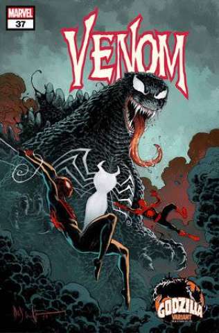 Venom #37 (Dave Wachter Godzilla Cover)