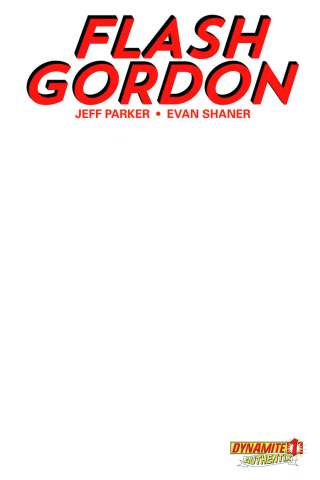 Flash Gordon #1 (Blank Authentix Cover)