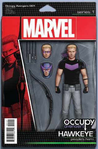 Occupy Avengers #1 (Christopher Action Figure Cover)