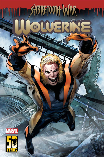 Wolverine #50 (Greg Land Sabretooth Cover)