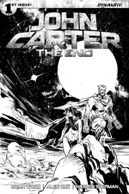 John Carter: The End #1 (40 Copy Brown B&W Cover)