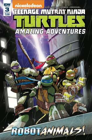 Teenage Mutant Ninja Turtles: Amazing Adventures - Robotanimals #3 (Martin Cover)