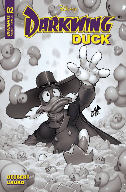 Darkwing Duck #2 (15 Copy Nakayama B&W Cover)