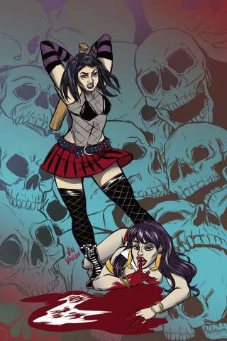 Hack/Slash vs. Vampirella #3 (10 Copy Cover)