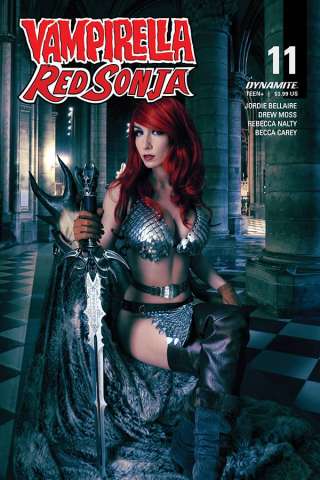 Vampirella / Red Sonja #11 (Zawadzki Cosplay Cover)