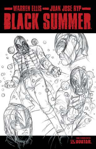Black Summer #0 (Design Sketch Cover)