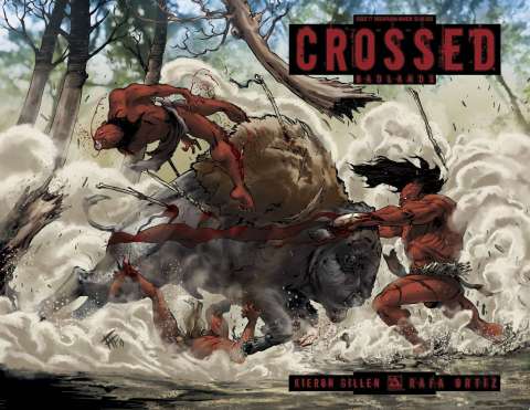 Crossed: Badlands #77 (Megafauna Mayhem Cover)
