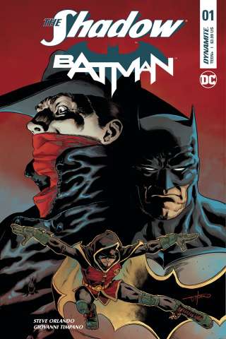 The Shadow / Batman #1 (Timpano Subscription Cover)