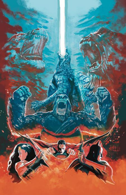 Justice League vs. Godzilla vs. Kong #6 (Nikolas Draper-Ivey Card Stock Cover)