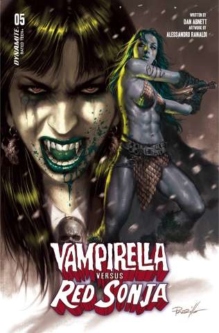 Vampirella vs. Red Sonja #5 (Parrillo Ultraviolet Cover)