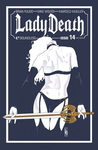 Lady Death #14 (Art Deco Variant Cover)