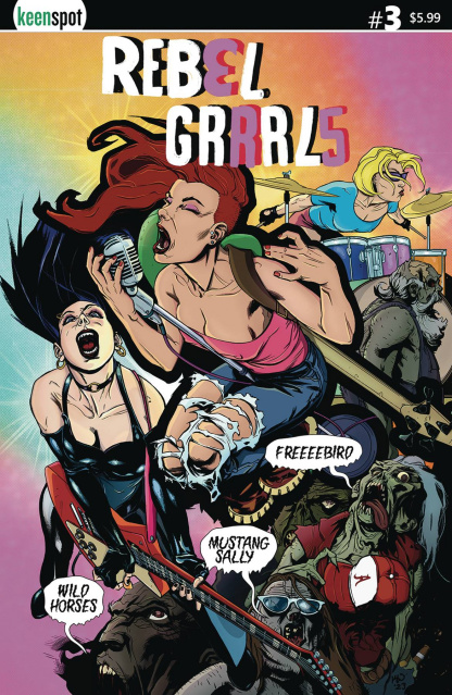 Rebel Grrrls #3 (Karl Waller Cover)