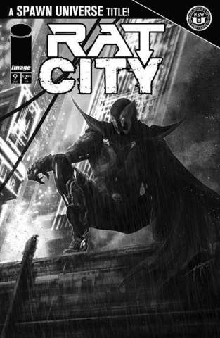 Spawn: Rat City #9 (Adams B&W Cover)