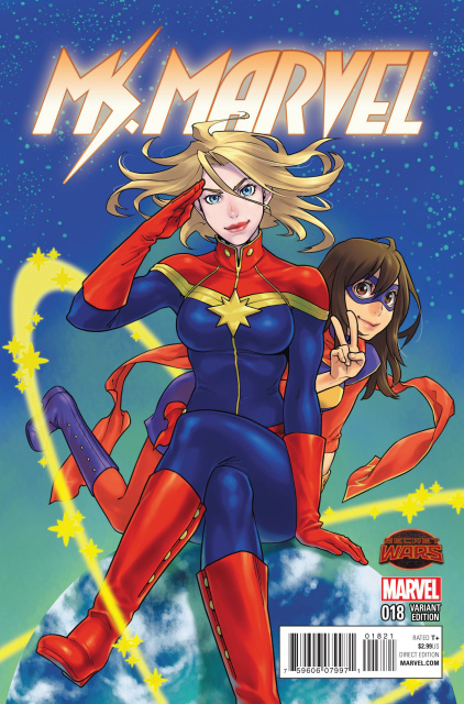 Ms. Marvel #18 (Tateo Manga Cover)