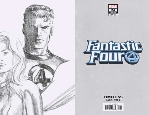 Fantastic Four #24 (Mr. Fantastic Timeless Virgin Sketch Cover)